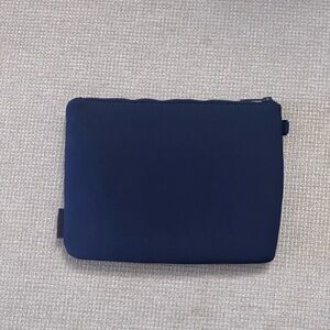 Dagne Dover Neoprene Navy Zip Pouch - Minimal Carry Case